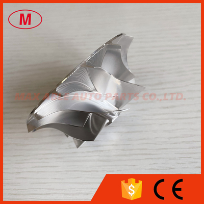 TB3403 Forward 53.87/76.07mm 7+7 blades turbocharger milling/aluminum2618/billet compressor wheel