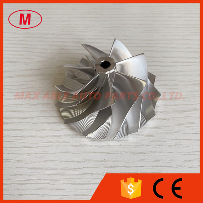 GTX3071 reverse XX8849-2 54.06/71.40mm 7+7blades performance bore:6.01 aluminum 2618/billet compressor wheel