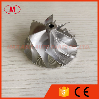 RHF5 47.00/60.50mm 6+6 blades high performance Turbo milling/aluminum 2618/billet compressor wheel for VF54 upgrade