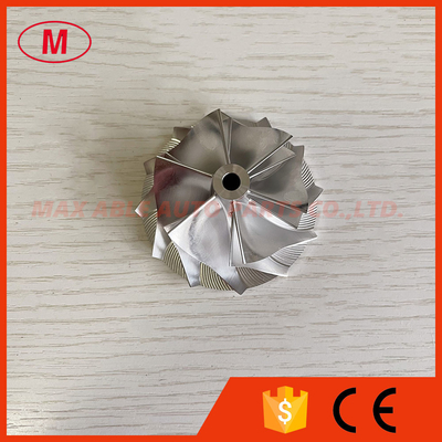 RHF5 47.00/60.50mm 6+6 blades high performance Turbo milling/aluminum 2618/billet compressor wheel for VF54 upgrade