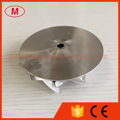 RHF5 47.00/60.50mm 6+6 blades high performance Turbo milling/aluminum 2618/billet compressor wheel for VF54 upgrade