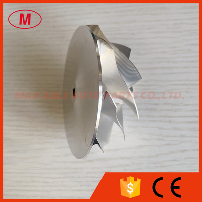 G35-1050 reverse 68.07/84.45mm 9+0 Blades point milling turbo aluminum 2618/billet compressor wheel for 880695-5002S