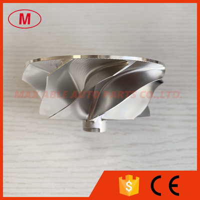 G35-1050 reverse 68.07/84.45mm 9+0 Blades point milling turbo aluminum 2618/billet compressor wheel for 880695-5002S
