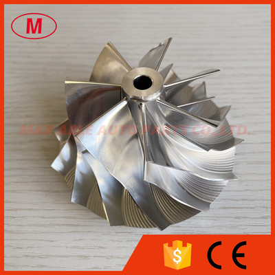 S200-EFR 1283-123-2007 62.60/84.48mm 7+7 blades high peroformance turbo aluminum 2618/milling/billet compressor wheel