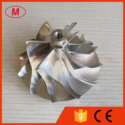 GT3788LVA 753610-0004 60.98/88.25mm 6+6 blades high performance turbo milling/aluminum 2618/billet compressor wheel