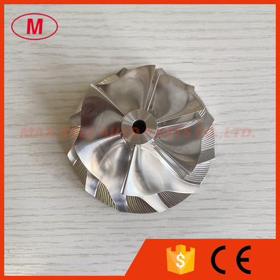 GT3037 452708-0001 6+6 blades 57.04/76.13mm bore:5.99 turbo milling/alumunum 2618/billet compressor wheel for 700382-12