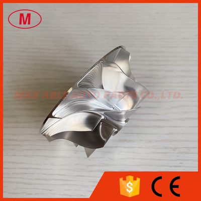 GT3037 452708-0001 6+6 blades 57.04/76.13mm bore:5.99 turbo milling/alumunum 2618/billet compressor wheel for 700382-12