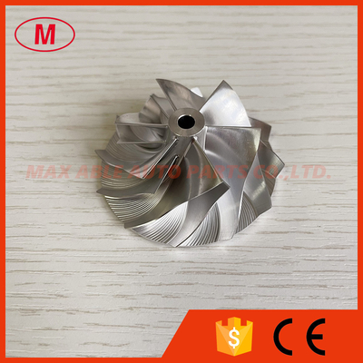 RHF3 reverse 38.00/52.00mm 6+6 blades high performance turbocharger milling/aluminum 2618/billet compressor wheel