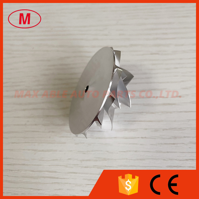 RHF3 reverse 38.00/52.00mm 6+6 blades high performance turbocharger milling/aluminum 2618/billet compressor wheel