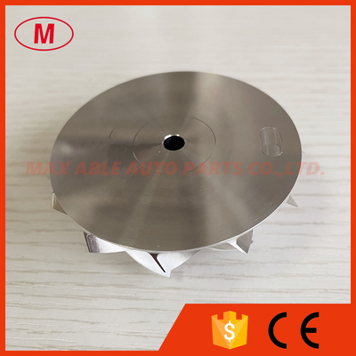 K16 5324-123-2202 49.52/61.98mm 6+6 blades high performance milling/aluminum 2618/billet compressor wheel