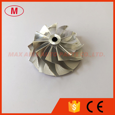 GTA15-25 42.00/56.02mm 11+0 blades FORWARD turbocharger milling/aluminum 2618/billet compressor wheel