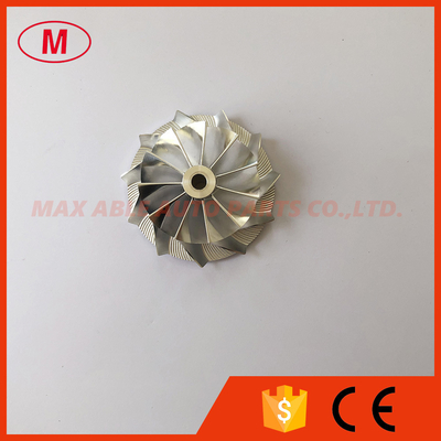 GTA15-25 42.00/56.02mm 11+0 blades FORWARD turbocharger milling/aluminum 2618/billet compressor wheel