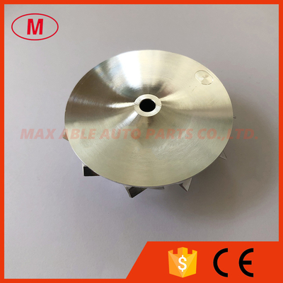 GTA15-25 42.00/56.02mm 11+0 blades FORWARD turbocharger milling/aluminum 2618/billet compressor wheel