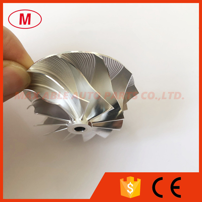 GTA15-25 42.00/56.02mm 11+0 blades FORWARD turbocharger milling/aluminum 2618/billet compressor wheel