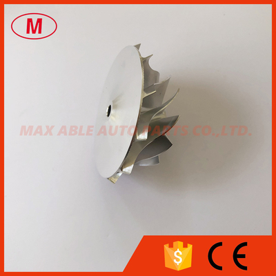 GTA15-25 42.00/56.02mm 11+0 blades FORWARD turbocharger milling/aluminum 2618/billet compressor wheel
