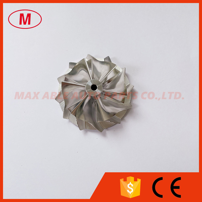 KP35 45.09/56.08mm 6+6 blades high performance Turbo Billet/milling/aluminum 2618 compressor wheel