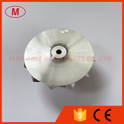 KP35 45.09/56.08mm 6+6 blades high performance Turbo Billet/milling/aluminum 2618 compressor wheel