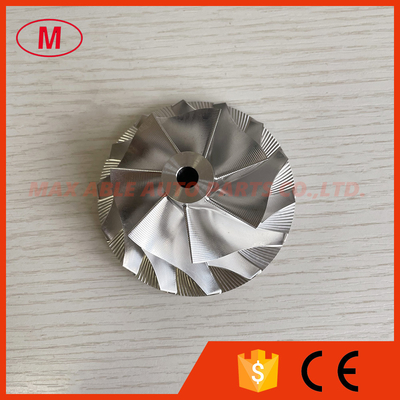 HX35 forward 3599649 54.00/77.98mm 7+7 blades point milling turbo milling/aluminum 2618/billet compressor wheel