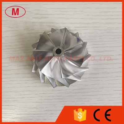 RHF5HB 54.06/71.40mm 7+7 Blades high performance slimnose aluminum 2618/billet compressor wheel FOR racing