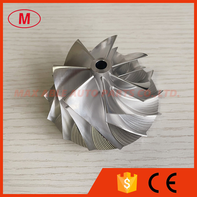 RHF5HB 54.06/71.40mm 7+7 Blades high performance slimnose aluminum 2618/billet compressor wheel FOR racing