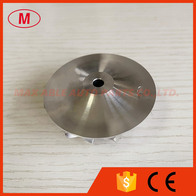 GT15-25 forward 37.50/52.00mm 8+0 blades high performance turbo milling/aluminum 2618/billet compressor wheel