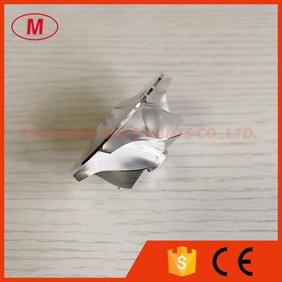 GT15-25 forward 37.50/52.00mm 8+0 blades high performance turbo milling/aluminum 2618/billet compressor wheel