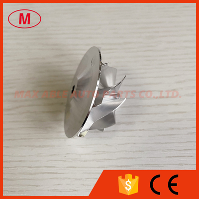 GT15-25 forward 37.50/52.00mm 8+0 blades high performance turbo milling/aluminum 2618/billet compressor wheel