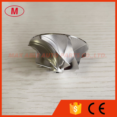 GT15-25 forward 37.50/52.00mm 8+0 blades high performance turbo milling/aluminum 2618/billet compressor wheel