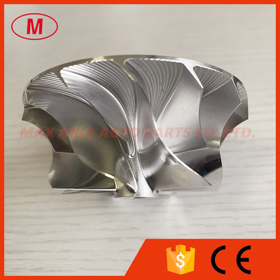 54.00/72.00mm forward 7+7 Blades turbo aluminum 2618/milling/Billet compressor wheel