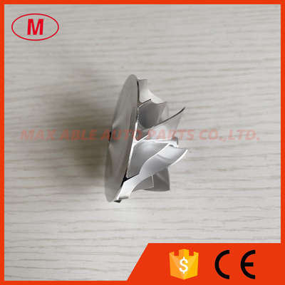 RHF4V 39.34/52.50mm 6+6 blades Turbocharger milling/aluminum 2618/billet compressor wheel for VB17 TOYOTA