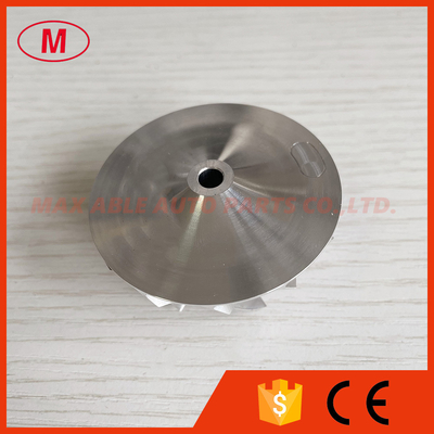 RHF4V 39.34/52.50mm 6+6 blades Turbocharger milling/aluminum 2618/billet compressor wheel for VB17 TOYOTA