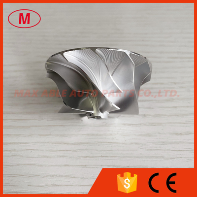 RHF4V 39.34/52.50mm 6+6 blades Turbocharger milling/aluminum 2618/billet compressor wheel for VB17 TOYOTA