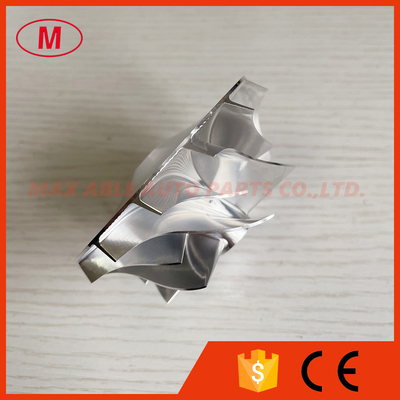 T60 60-1BS 59.07/76.07mm 7+7 blades high blade turbo milling/aluminum 2618/billet compressor wheel for Turbonetics