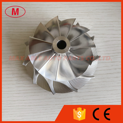 S400 171691 74.53/101.44mm 11+0 blades Turbo milling/aluminum 2618/billet compressor wheel