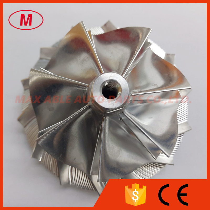 PTE4202R 7+7blades 74.93/102.75mm turbo/milling/aluminum 2618/billet compressor wheel