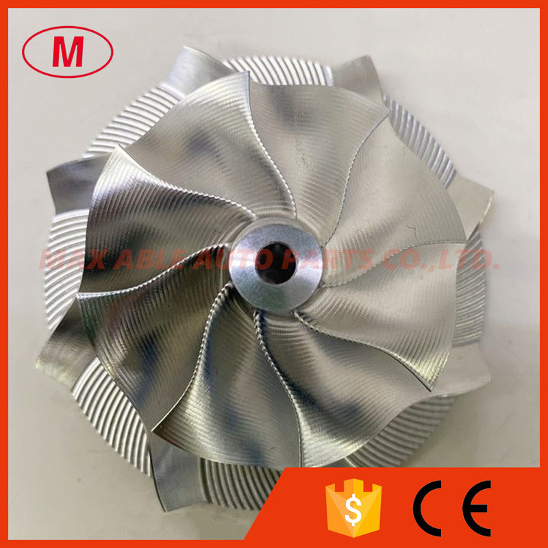 TD03 8+0 blades 42.00/56.00mm Point milling performance snake curve turbo milling/Aluminum 2618/billet compressor wheel