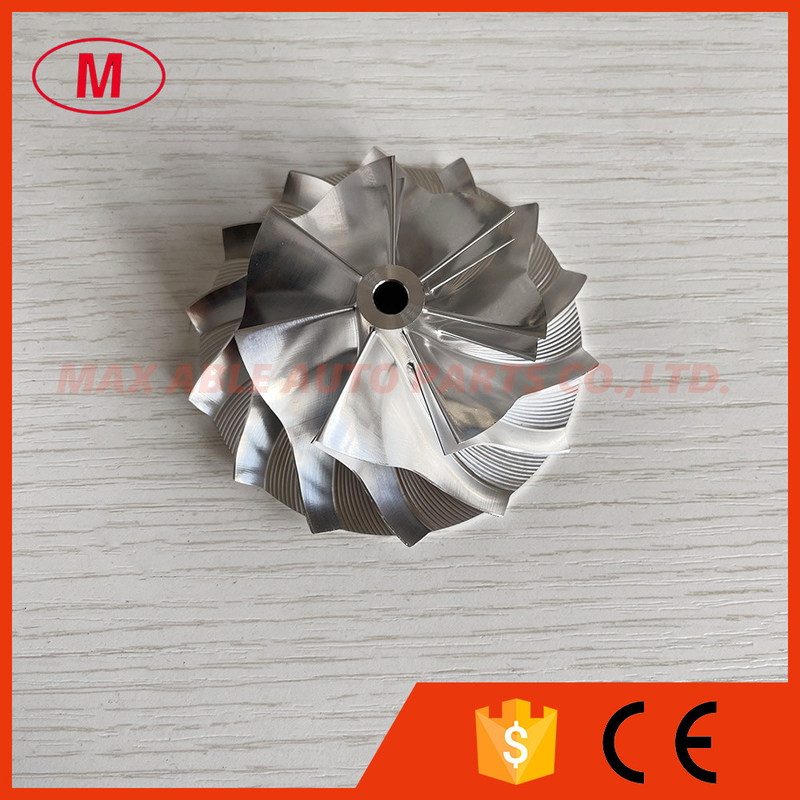 K04 49.62/61.98mm 7+7 blades high performance milling/aluminum 2618/billet compressor wheel