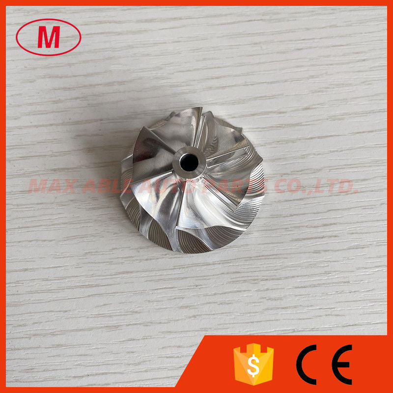 RHF4H 35.30/47.00mm 6+6 blades Turbocharger milling/aluminum 2618/billet compressor wheel for VIBR/VN3
