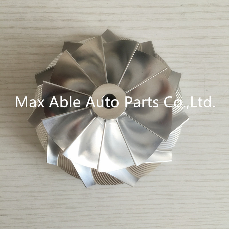 T51RSPL 76.71/102.33mm 11+0 blades racing Turbocharger Billet compressor wheel