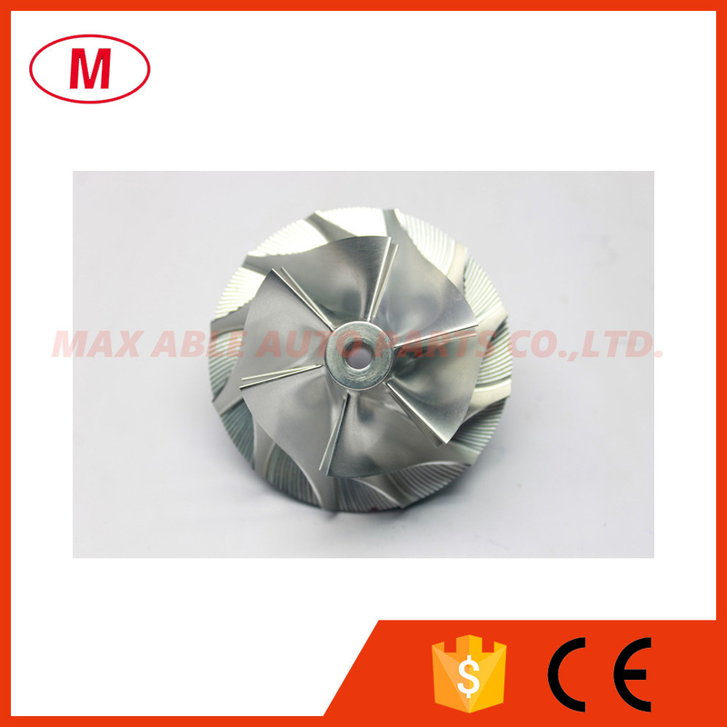 B4 59.10/82.00mm 6+6 BLADES Turbo aluminum 2024/milling/Billet compressor wheel