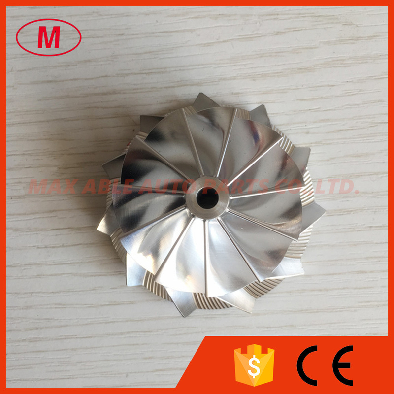 CT10 46.02/58.00mm 11+0 blades high performance turbo billet/milling/aluminum 2024 compres