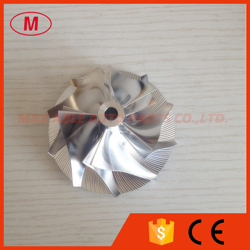 HY35 55.96/78mm 5+5 blades high performance Turbo aluminum 2618/billet compressor wheel for 2003-2004 ram