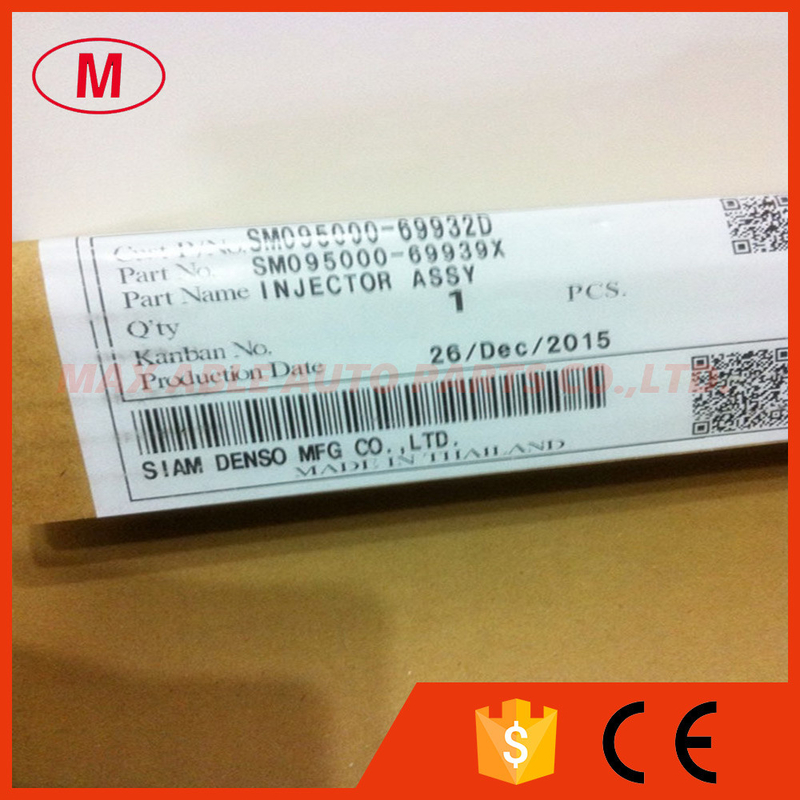 095000-6990 DENSO common rail fuel injector for D-MAX (8DH) 2.5 DiTD 4x4 (4JK1-TC)