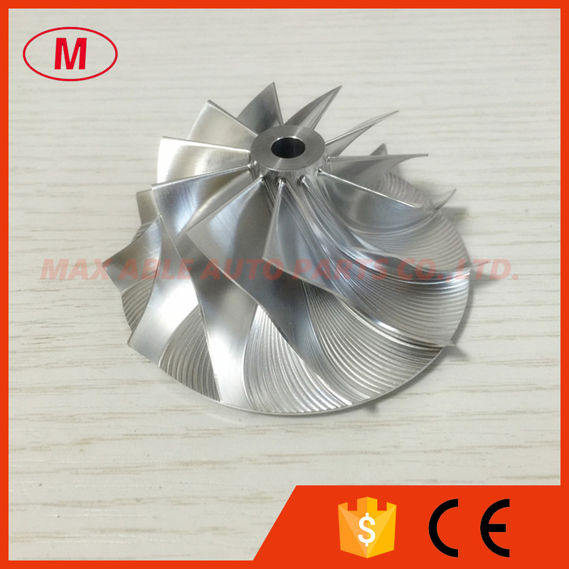 GT2871 49.20/70.98mm 11+0 blades performance milling/aluminum 2024/Billet compressor wheel