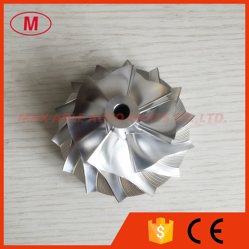 S200 51.80/74.10mm 7+7 blades Turbo Billet/milling/aluminum 2024 compressor wheel