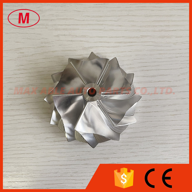 TD05H 59.05/76.13mm 6+6 blades high performance Turbocharger milling/aluminum 2618/billet compressor wheel
