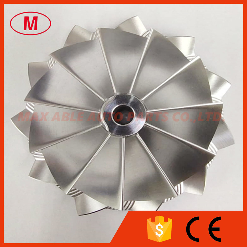 TD05H reverse 62.45/82.36mm 11+0 blades performance racing turbocharger milling/aluminum 2618/billet compressor wheel