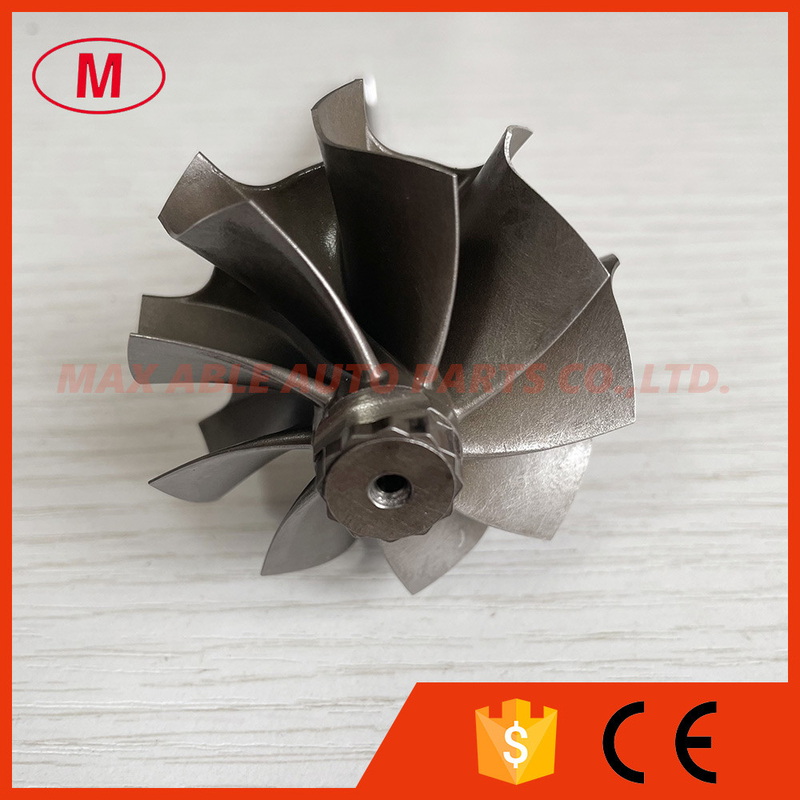 K24 9 blades 52.7/57mm  journal bearing turbo turbine wheel/turbine shaft wheel