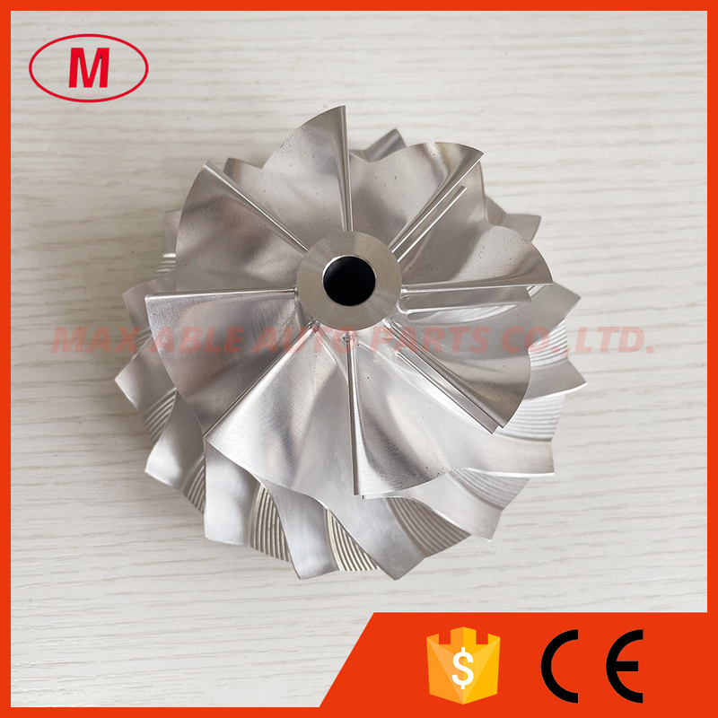S400 174513 80.30/111.10mm 8+8 blades turbo milling/aluminum 2618/billet compressor wheel for racing