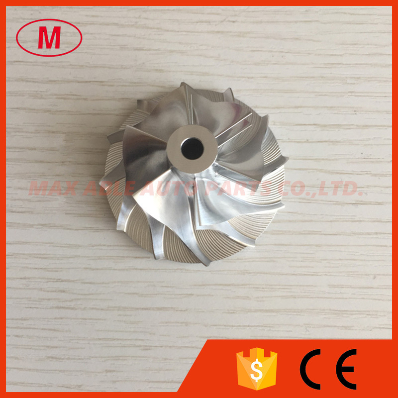 GT15-25 702489-0009/6/2 34.62/49.00mm 6+6 blades turbo milling/aluminum 2618/billet compressor wheel for 717858/724930